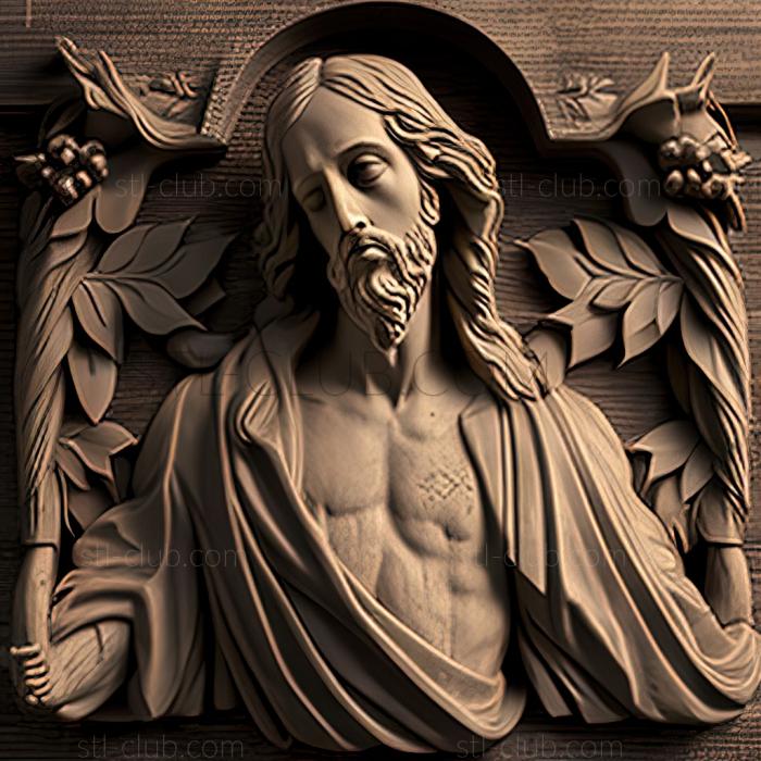 3D model st jesus (STL)